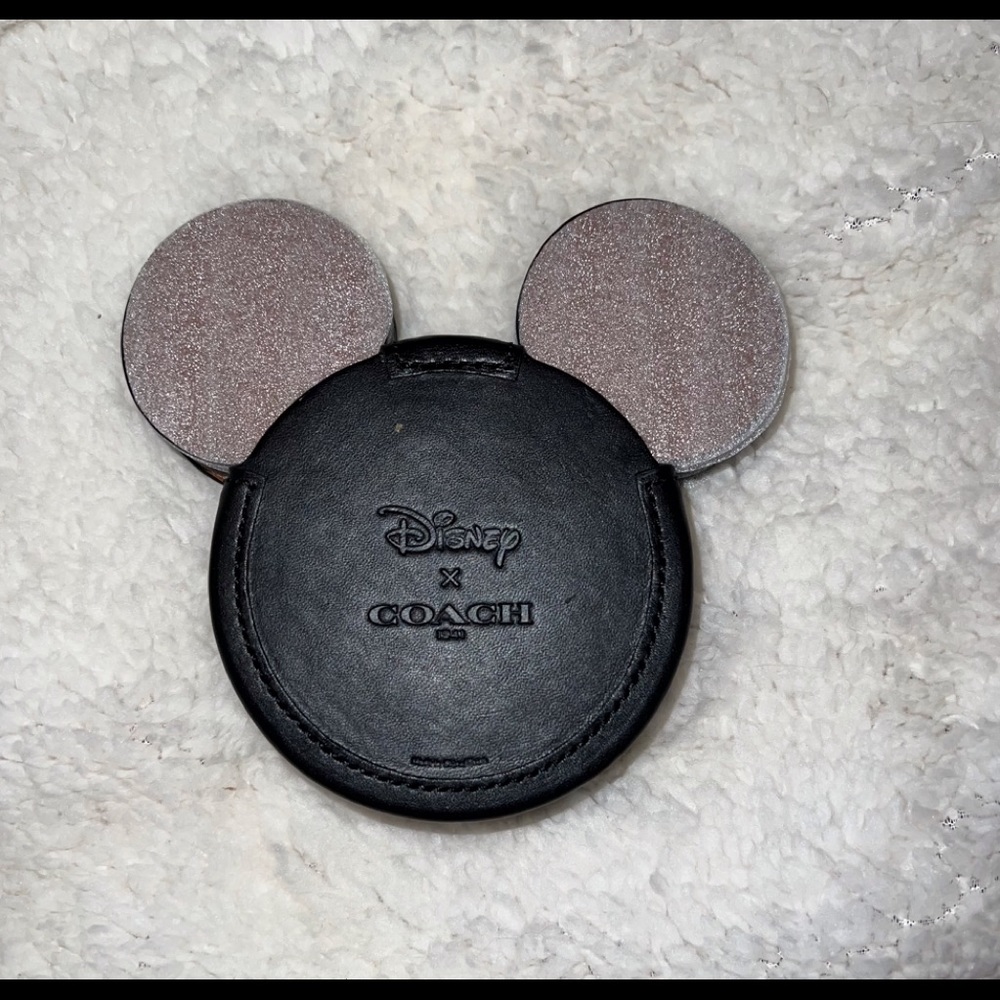 🌺🌺Coach Disney Mickey Mouse Coaster Set 66512 Limited Edition New RARE - Picture 5 of 5